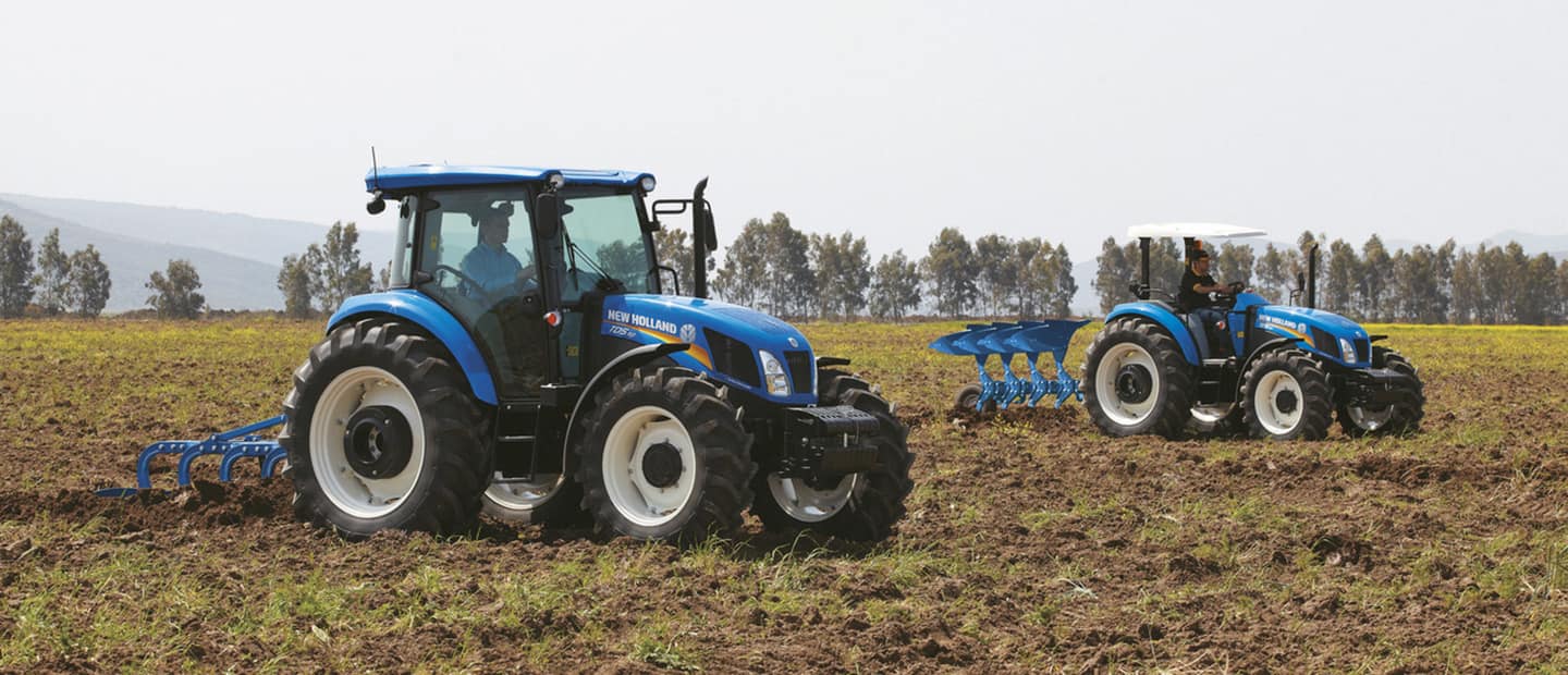 การใช้ระบบเครื่องกล New Holland Agriculture