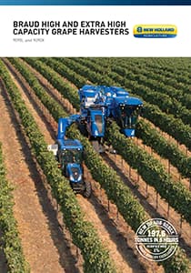 BRAUD High and Extra High Capacity Grape Harvesters - Brochure