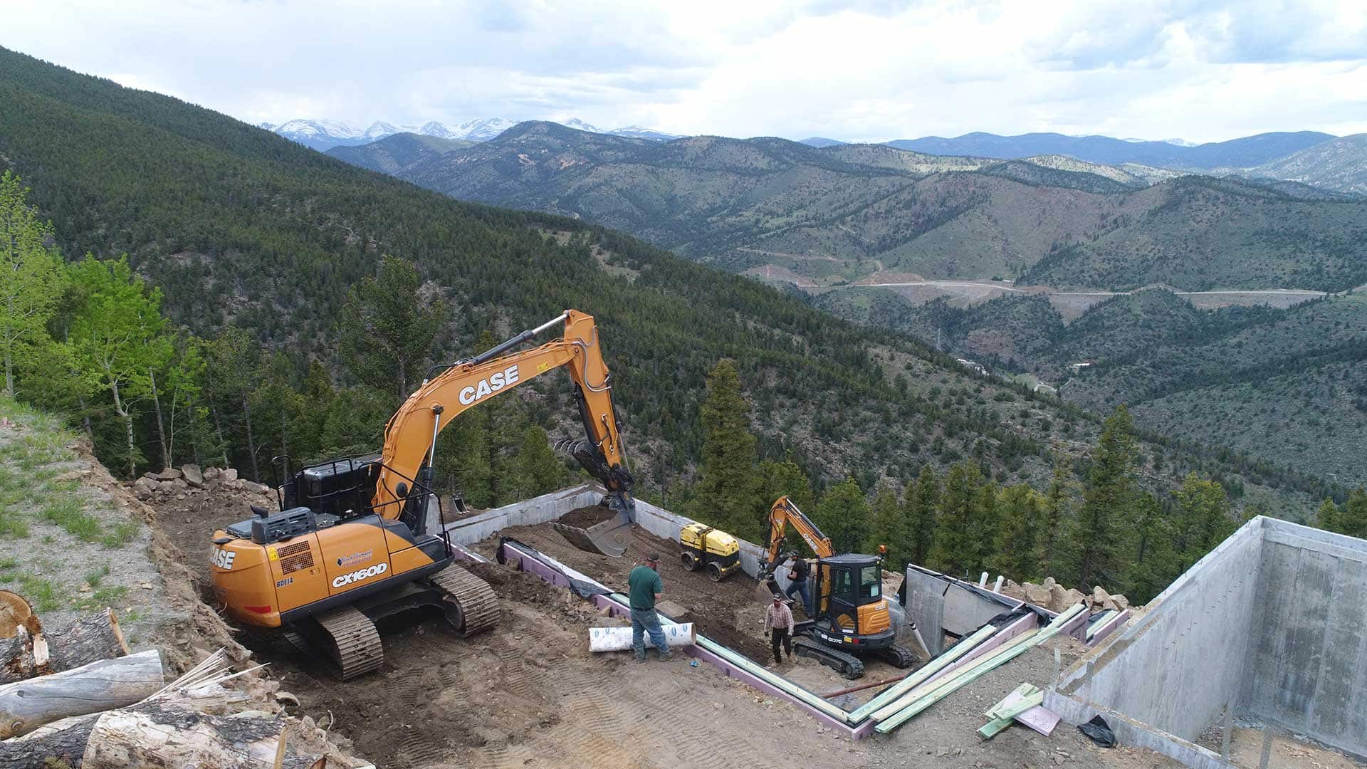 Long Father Saga El contratista de Colorado se especializa en construcciones en pendientes  empinadas | CASE Noticias