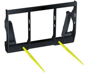Round bale spike & round bale fork