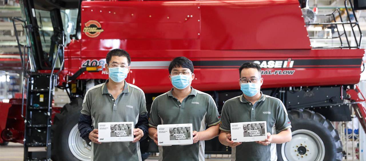 Protective face masks "Made in Harbin"