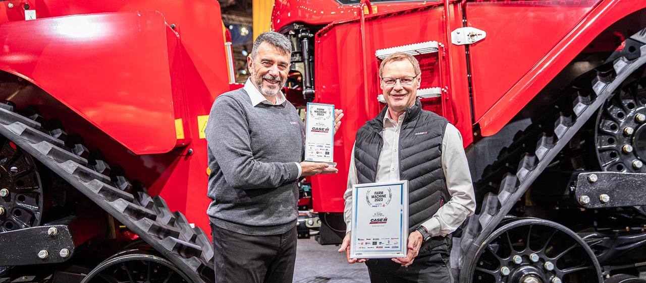 Case IH Quadtrac AFS Connect™ receives a Farm Machine 2023 award at SIMA in Europe
