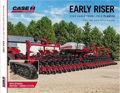 Early Riser 2160 Large Front-Fold Planter Spec-Sheet