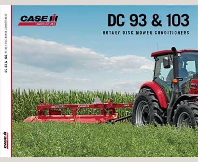 DC93 and 103 Mower Conditioner Brochure