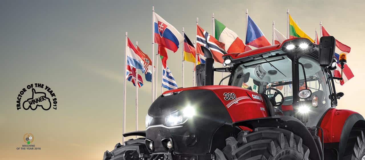 Case IH recibió el título "Tractor del año" para 2017 con el Optum 300 CVX