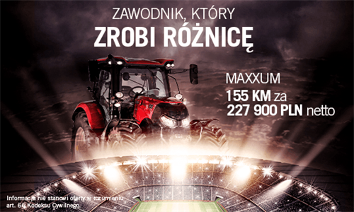 Zawodnik, który zrobi różnicę w Twoim gospodarstwie. Maxxum o mocy maksymalnej 155 KM – teraz już za 227 900 zł netto!