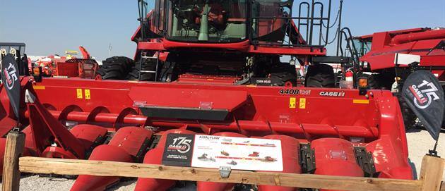 Axial-Flow Combine with 4408 Corn Head at 2017 Husker Harvest Days