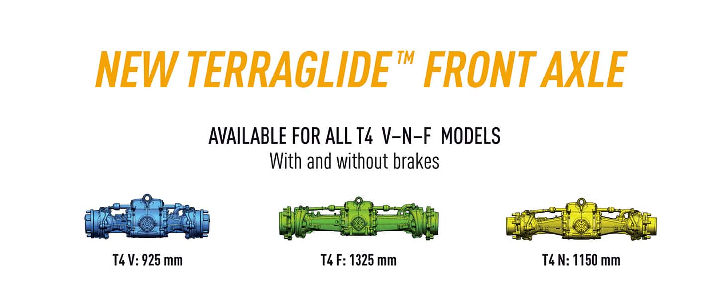 New Holland launches new front suspended axle on Specialty Tractors range T4 V/N/F