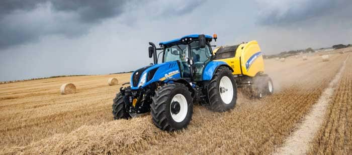La gamme de tracteurs New Holland T6 inaugure un nouveau look et offre le meilleur en termes de confort et de manœuvrabilité
