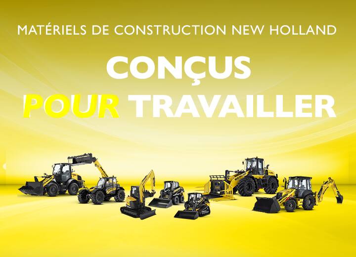 MATÉRIELS DE CONSTRUCTION NEW HOLLAND
