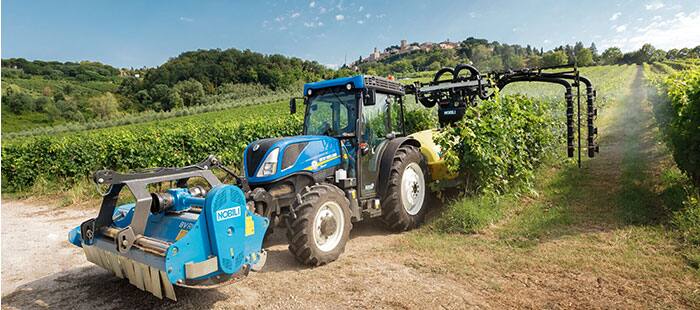 In campo saranno presenti anche due trattori da frutteto della gamma T4LP