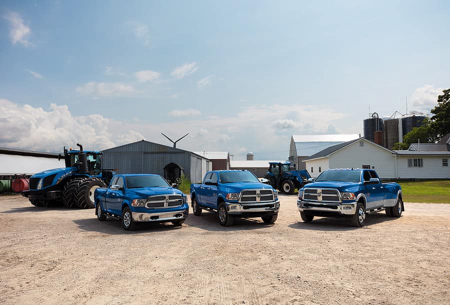 RAM HARVEST EDITION Trucks in New Holland Blue Available This Month | NHAG